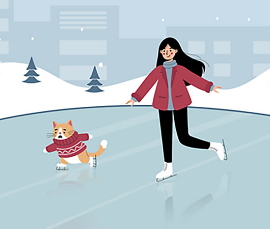 Kluziště v centru města